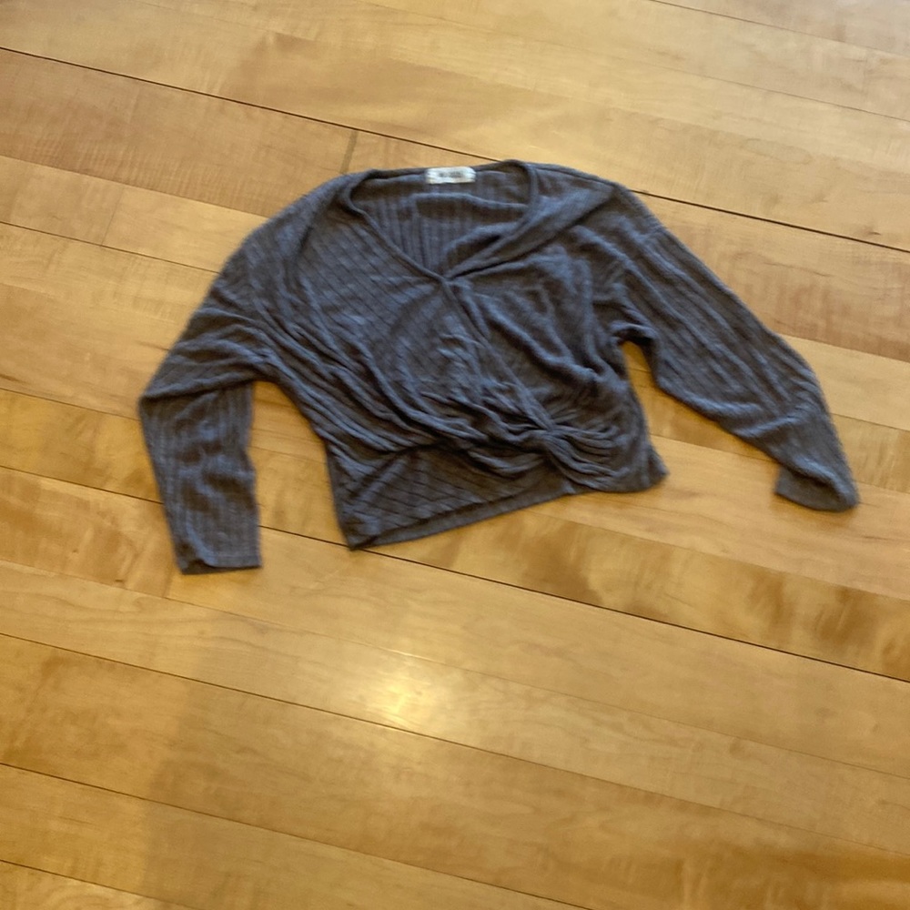 Gray sweater